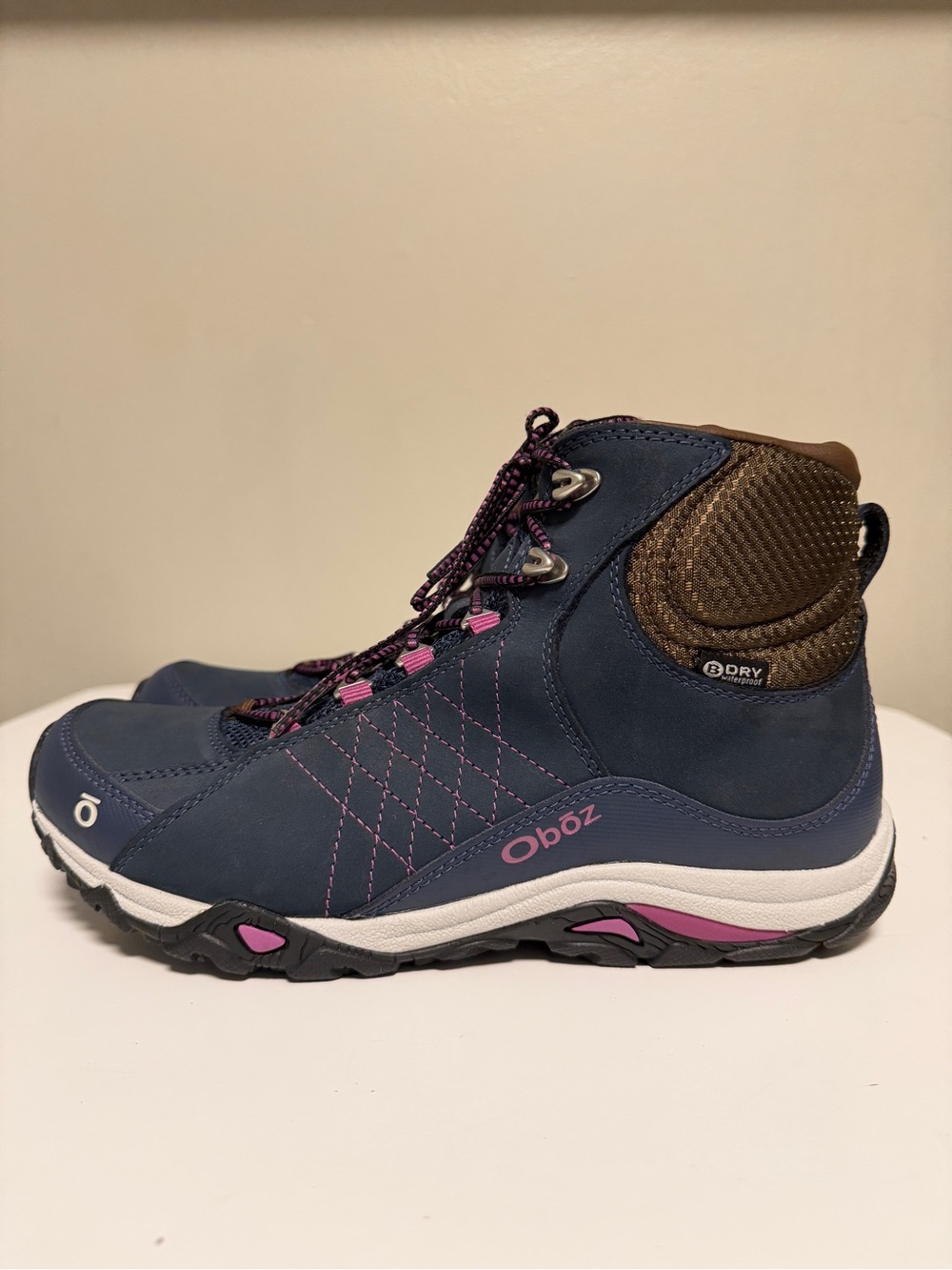 Oboz Sapphire Women's Suede Nubuck Waterproof Hiking Boots US 9.5